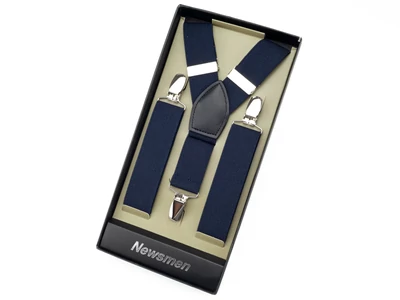 Nadrágtartó díszdobozban - sötétkék