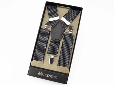 Mintás hózentróger - fekete