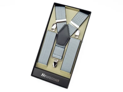 Mintás férfi hózentróger - fekete