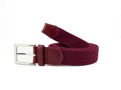 Gumis fonott öv - bordó