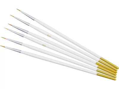 Kontúrozó ecset szett - 6 db-os, 000-ás méret