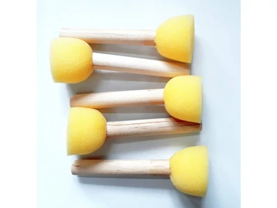 Szivacsecset szett - 5 db-os, 3 cm-es