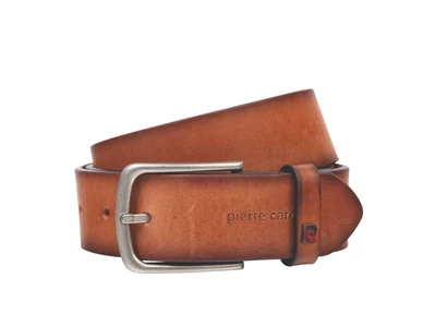 Pierre Cardin bőr derékszíj - konyak