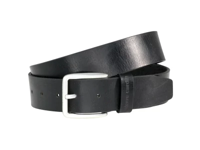 Pierre Cardin bőr nadrágszíj - fekete