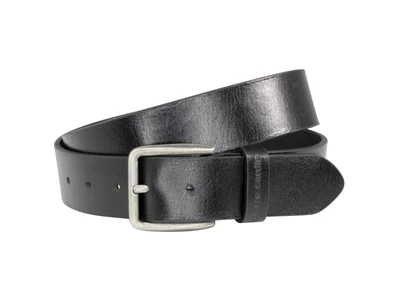 Pierre Cardin bőr nadrágszíj - fekete