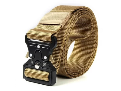 Cobra csatos gyöngyvászon öv - coyote