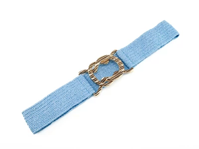 Női gumis öv - világoskék