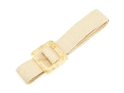 Széles gumis öv - ekrü